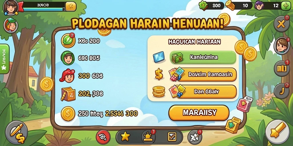 Tampilan antarmuka yang menarik dan modern.