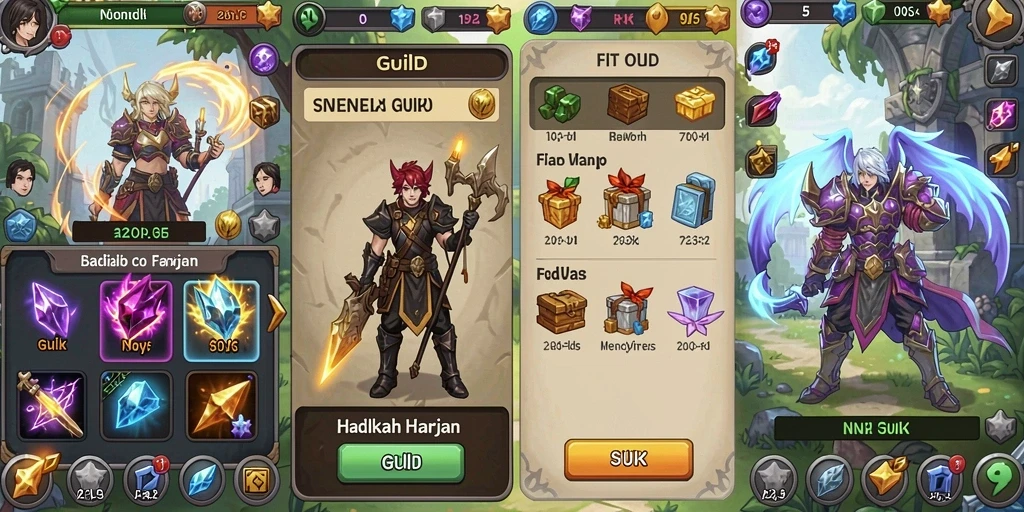 Screenshot dari permainan yang seru dan menantang.