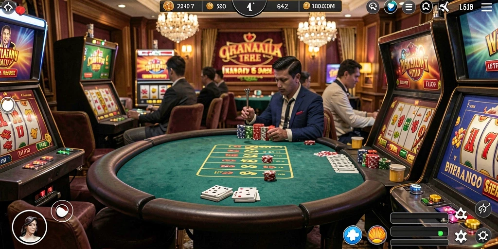 Tangkapan layar menampilkan antarmuka utama DREAMPLAY77.