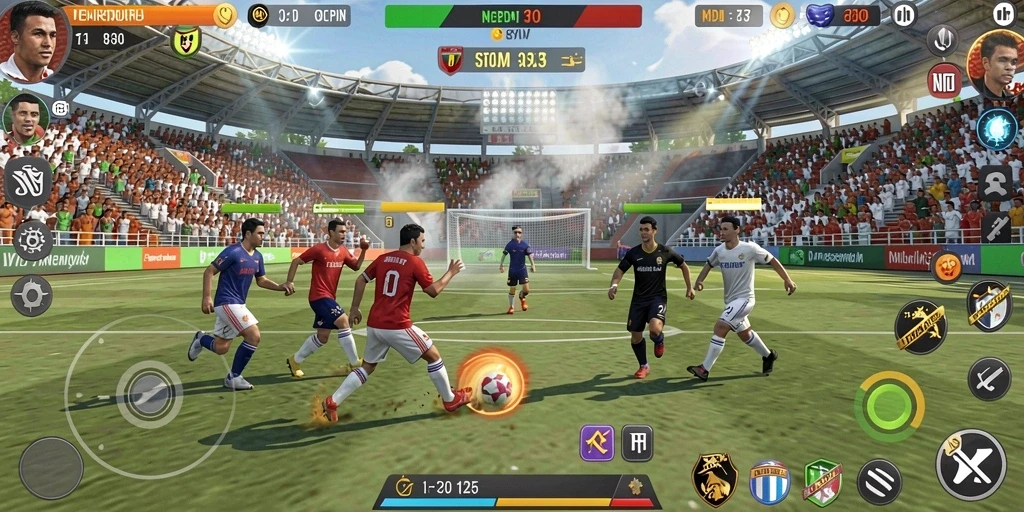 Tampilan grafis yang menakjubkan dalam gameplay.