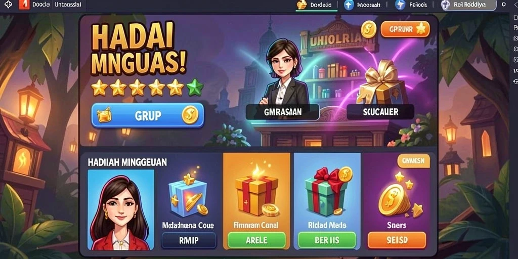 Tampilan antarmuka yang menawan dan user-friendly.