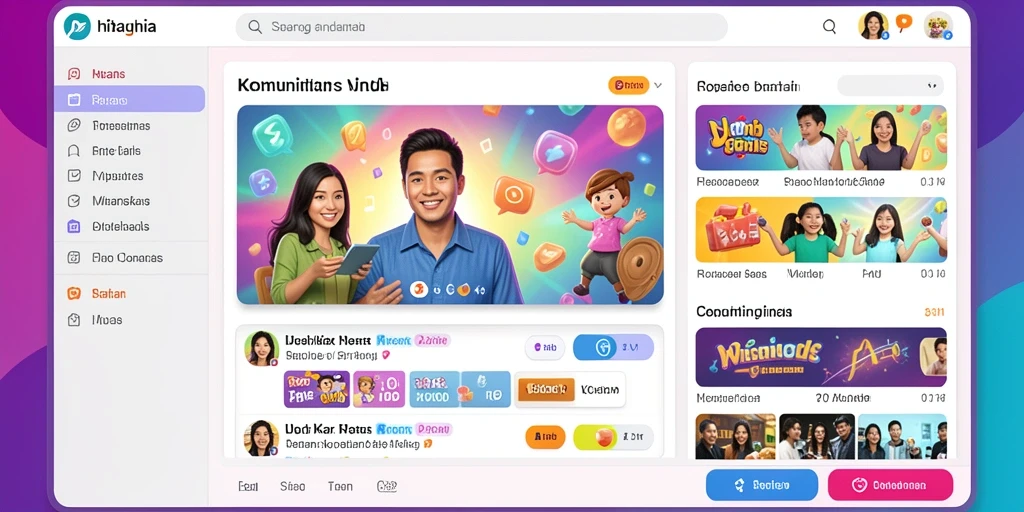Tampilan antarmuka yang ramah pengguna.