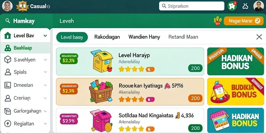 Tampilan antarmuka yang ramah pengguna dan menarik.