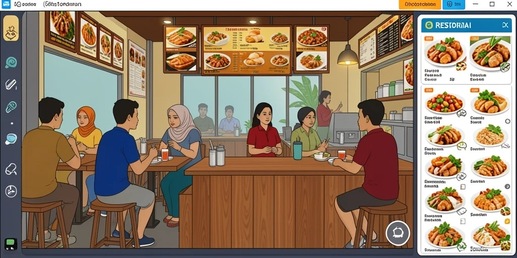 Tampilan antarmuka yang bersih dan mudah dinavigasi.