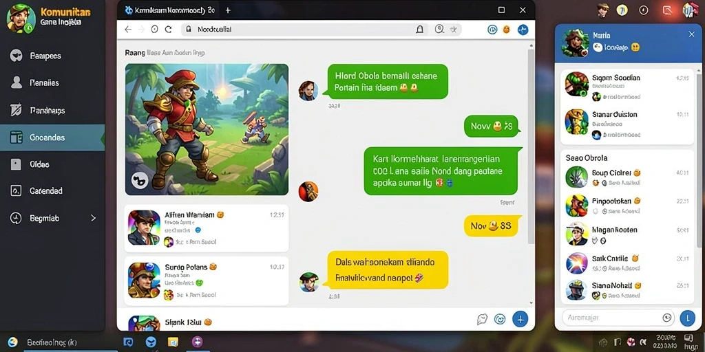 Screenshot menunjukkan grafik yang menawan di QUARKPLAY.