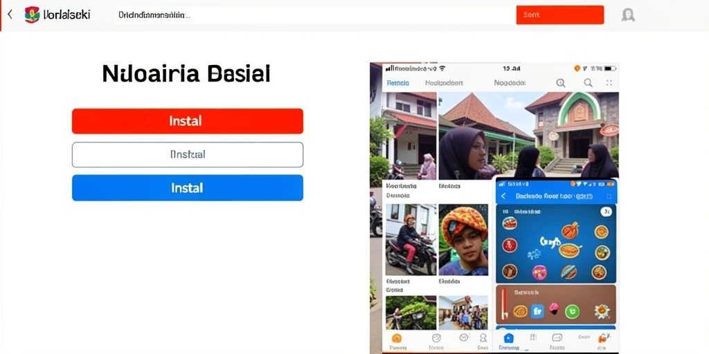 Tampilan awal game dengan karakter pilihan.